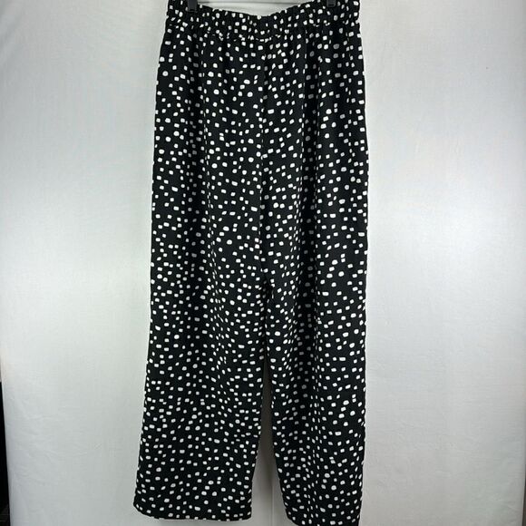 Sanctuary Mirage Printed Pull-On Pants- Black/White Polka Dot- Size XL- NWT - Picture 3 of 6